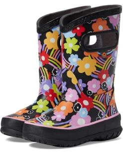Bogs Kids Rain Boots Rainbow Flower (Toddler/Little Kid/Big Kid)