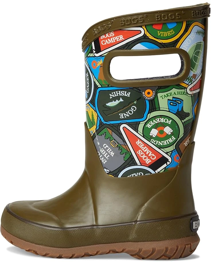 Bogs Kids Rainboot Camping Patches (Toddler/Little Kid/Big Kid) | Boots - Image 4