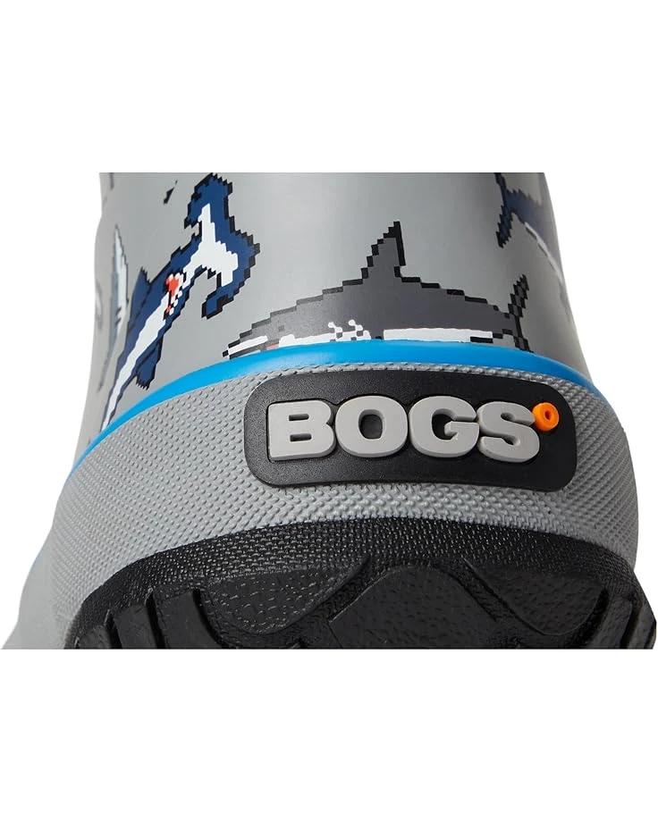 Bogs Kids Rainboot Pixel Shark (Toddler/Little Kid/Big Kid) | Boots - Image 6