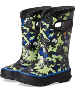Bogs Kids Rainboot Camo Texture (Toddler/Little Kid/Big Kid) | Boots