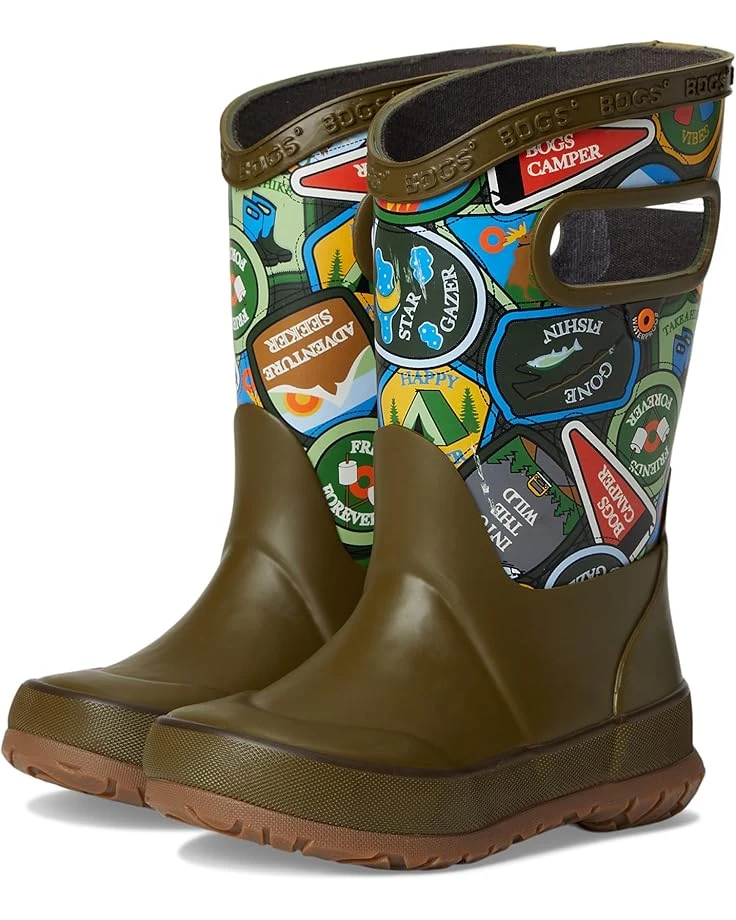 Bogs Kids Rainboot Camping Patches (Toddler/Little Kid/Big Kid) | Boots